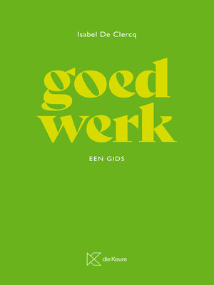 cover image of Goed Werk